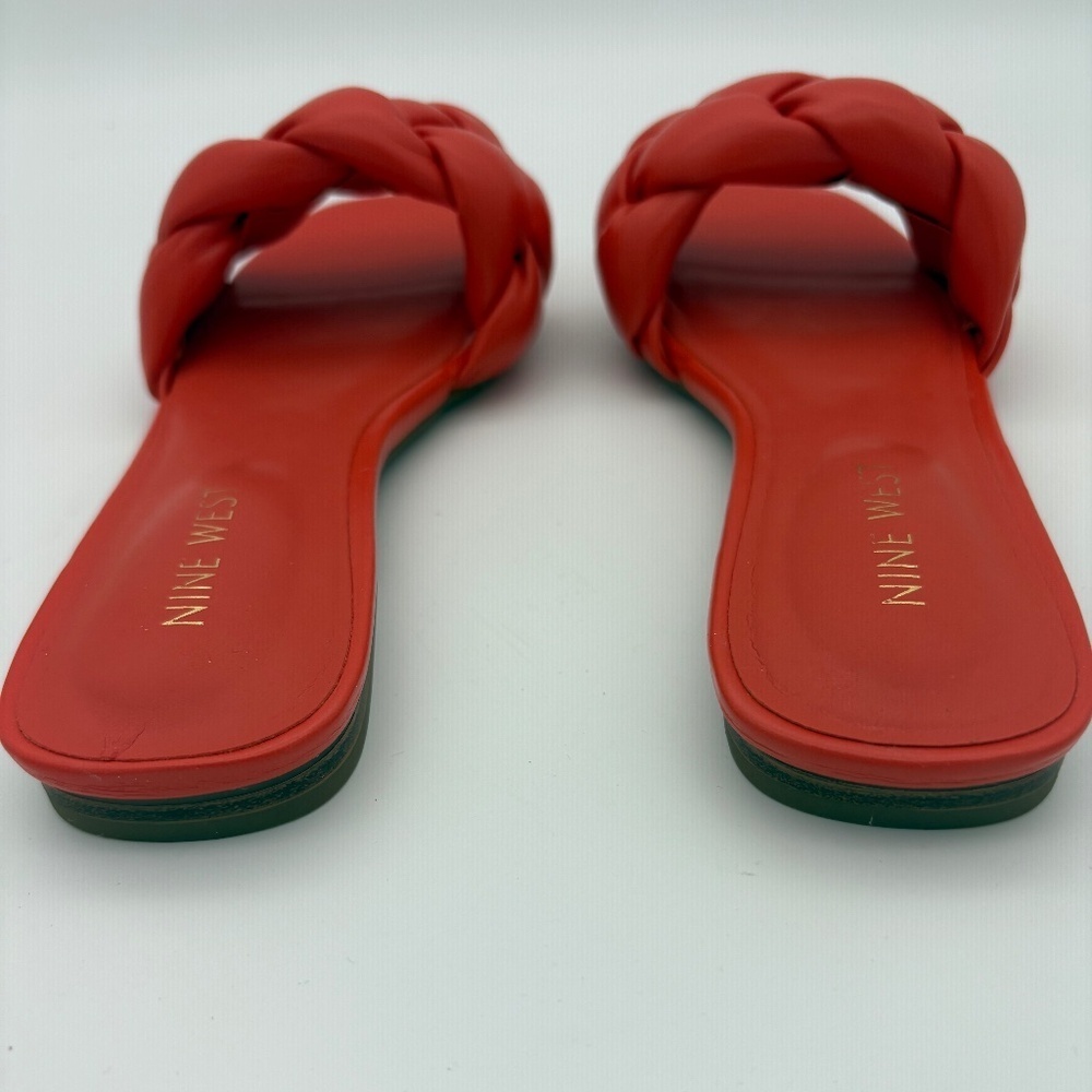 NIB Nine West Orange Sonet3 Sandals; Size 6.5 - Picture 6 of 12